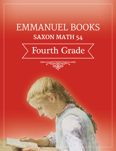 Fourth Grade Math Lesson Plan, using Saxon Math 54