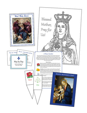 Mary and the Month of May Activity Packet Download