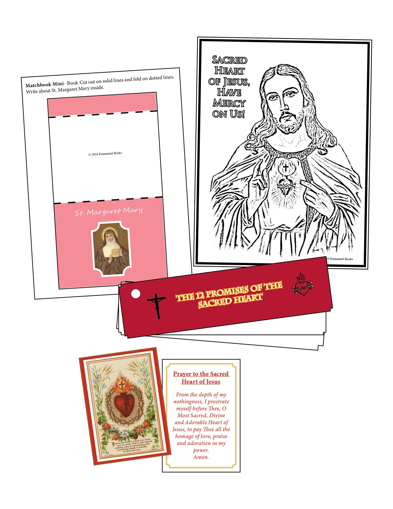 Catholic Family Sacred Heart of Jesus Activity Kit